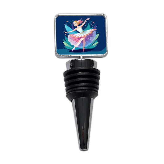 Ballerina Ballet Dancer Cute Wine Bottle Stopper