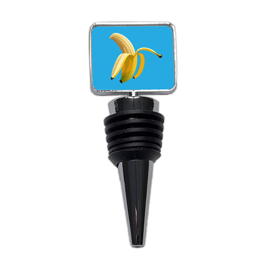 Banana Peeled Fruit Wine Bottle Stopper