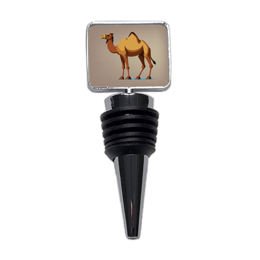 Camel Standing Wine Bottle Stopper