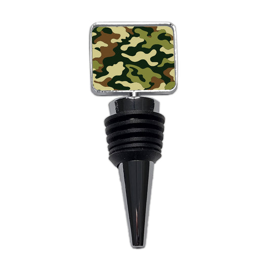 Camouflage Pattern Wine Bottle Stopper