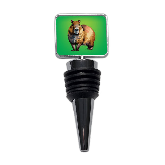 Capybara Standing Wine Bottle Stopper