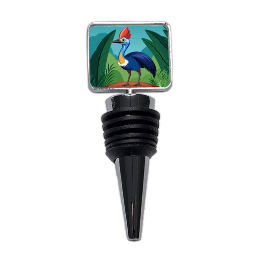 Cassowary Flightless Bird Australian Wine Bottle Stopper