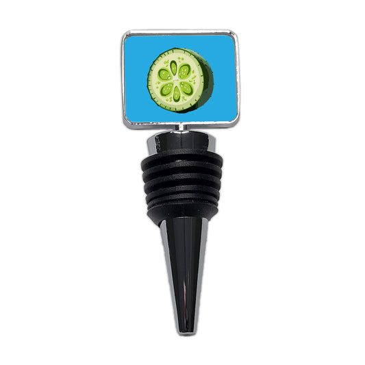 Cucumber Slice Vegetable Wine Bottle Stopper