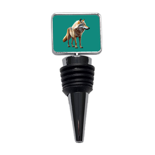 Dire Wolf Standing Wine Bottle Stopper
