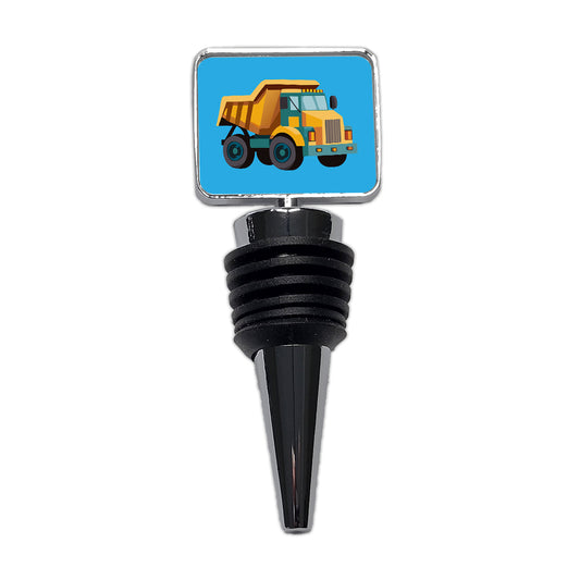 Dump Truck Cute Wine Bottle Stopper