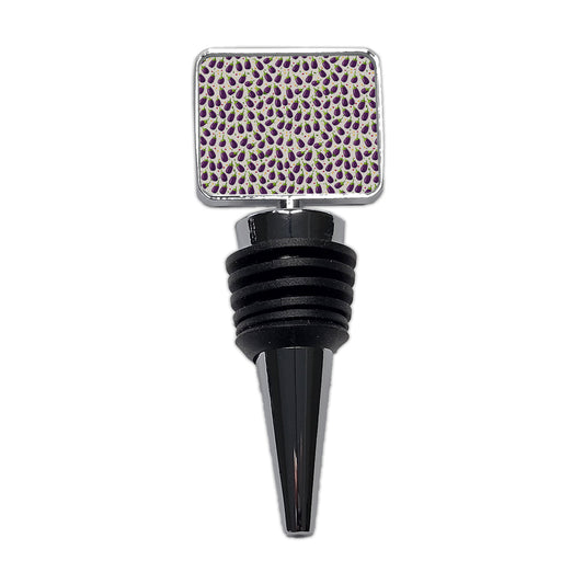 Eggplants Egg Plants Vegetables Scattered Pattern Wine Bottle Stopper