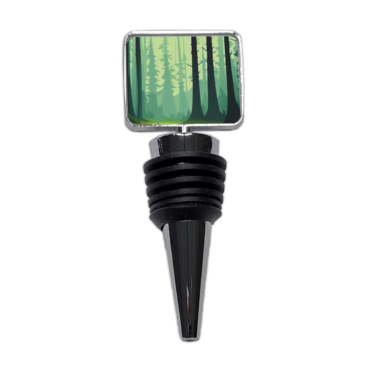 Forest Trees Wilderness Enchanted Wine Bottle Stopper