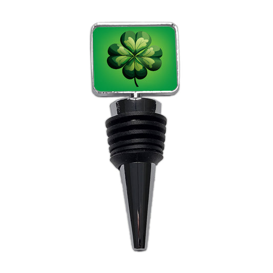 Four Leaf Clover 4 Lucky St Patrick's Day Wine Bottle Stopper