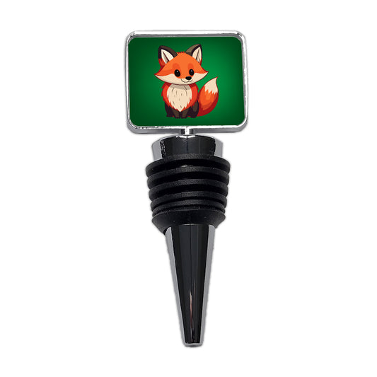 Fox Standing Wine Bottle Stopper