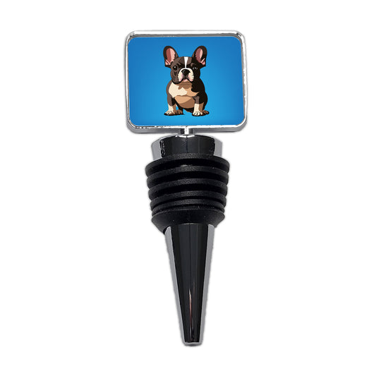 French Bulldog Dog Sitting Wine Bottle Stopper