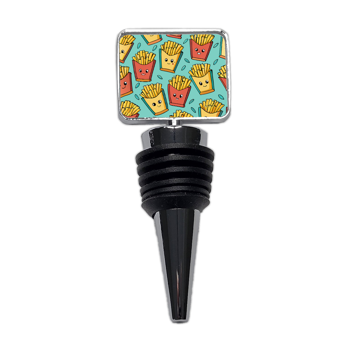 French Fries Cute Pattern Wine Bottle Stopper