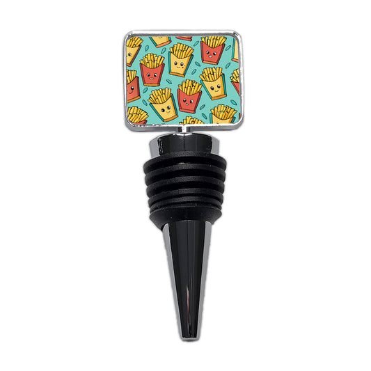 French Fries Cute Pattern Wine Bottle Stopper