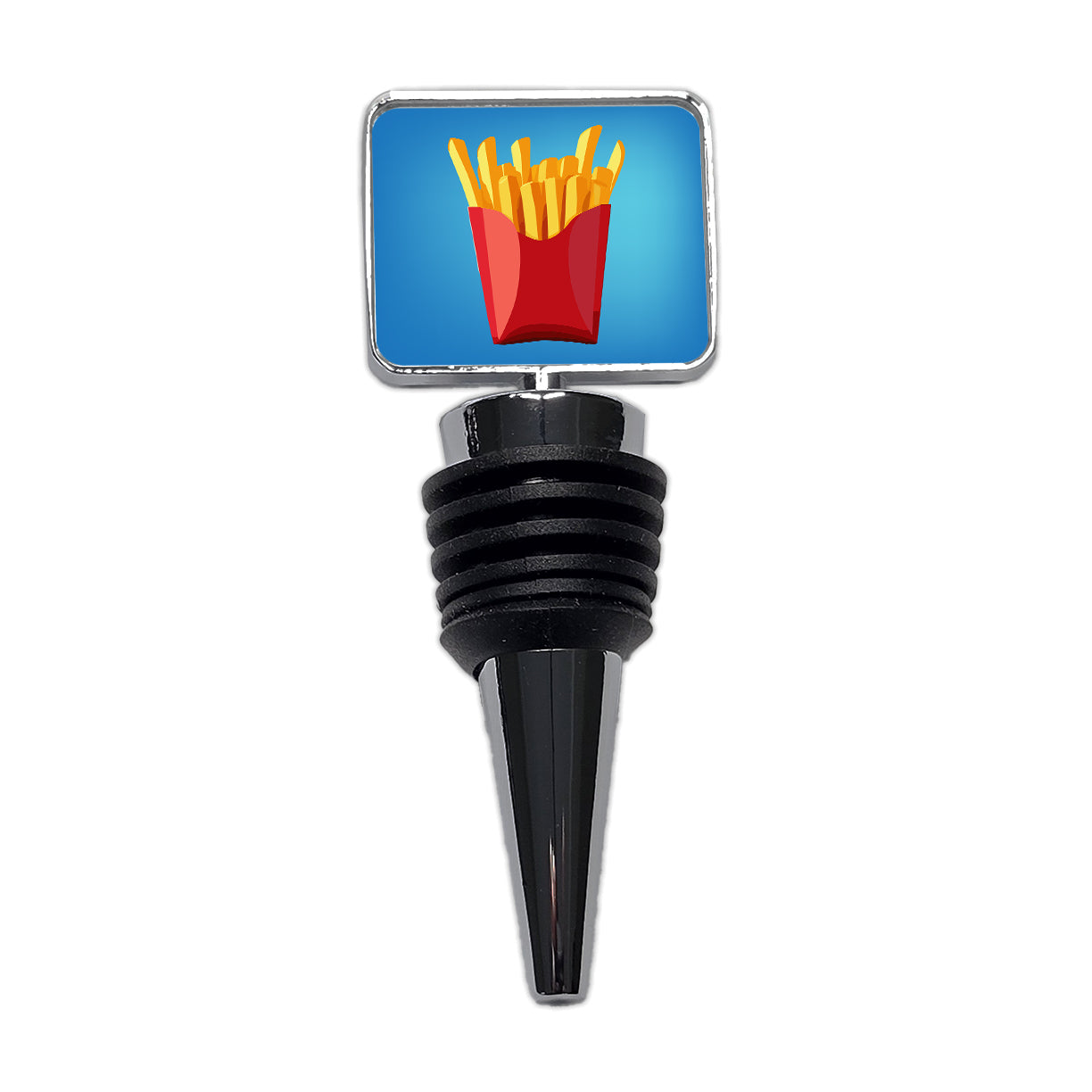 French Fries Red Container Wine Bottle Stopper