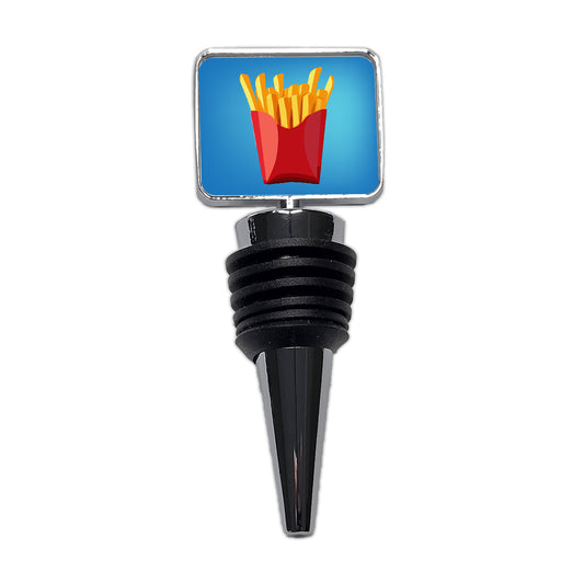 French Fries Red Container Wine Bottle Stopper