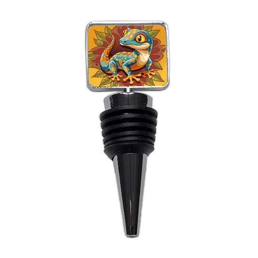 Gecko Lizard Cute Wine Bottle Stopper