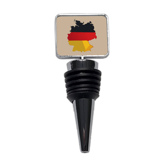 Germany German Flag Country Shape Wine Bottle Stopper