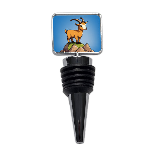 Goat Mountain Cute Wine Bottle Stopper