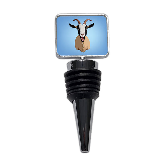 Goat Screaming Funny Wine Bottle Stopper