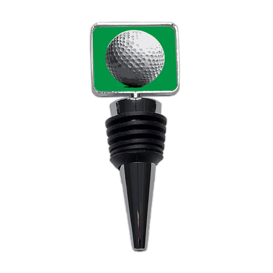 Golf Ball Golfing Sport Wine Bottle Stopper