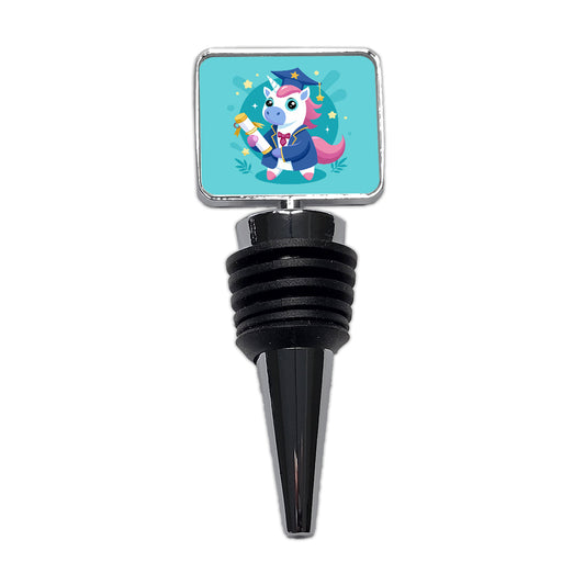 Graduate Unicorn Graduation Wine Bottle Stopper