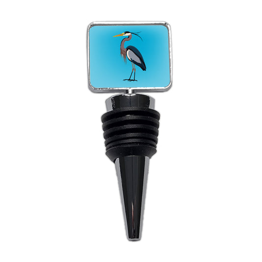 Heron Egret Bird Wine Bottle Stopper