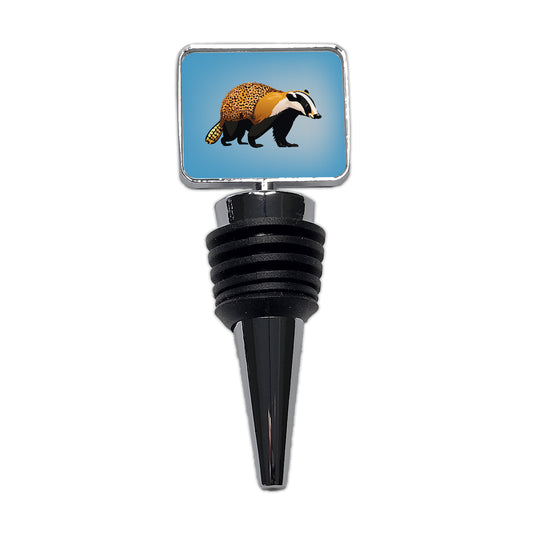 Honey Badger Walking Wine Bottle Stopper