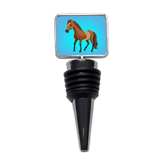 Horse Standing Wine Bottle Stopper