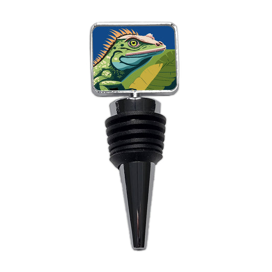 Iguana Lizard Reptile Wine Bottle Stopper