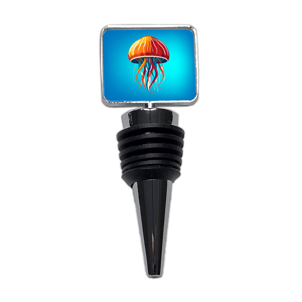 Jellyfish Jelly Fish Colorful Wine Bottle Stopper