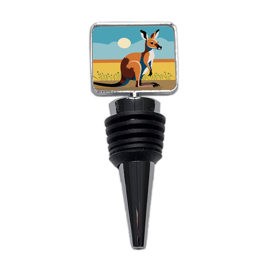 Kangaroo Australia Wine Bottle Stopper