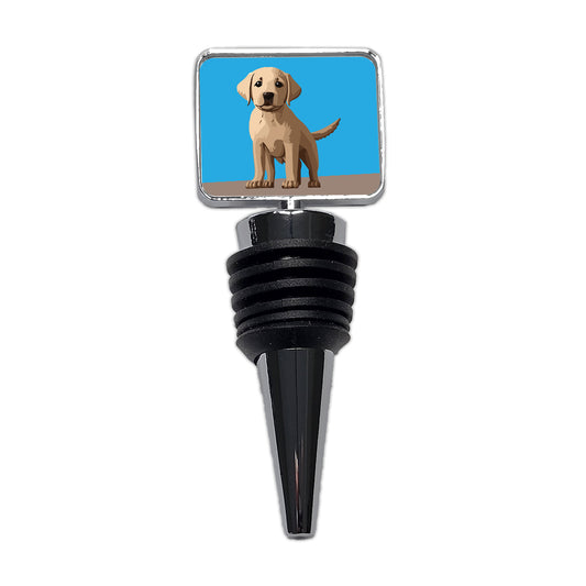 Labrador Retriever Dog Puppy Wine Bottle Stopper