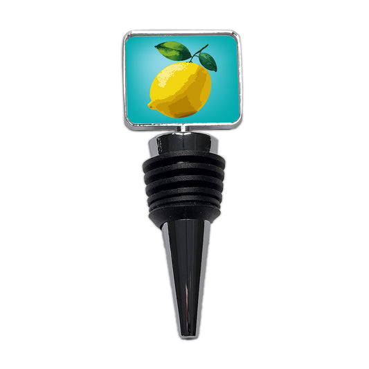 Lemon Fruit Citrus Wine Bottle Stopper
