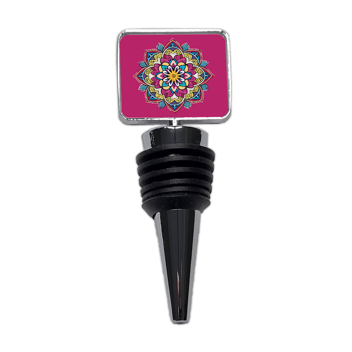 Mandala Colorful Beautiful Wine Bottle Stopper