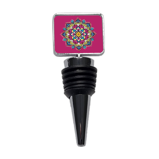 Mandala Colorful Beautiful Wine Bottle Stopper