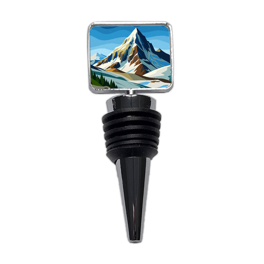 Mountain Slope Rugged Wine Bottle Stopper