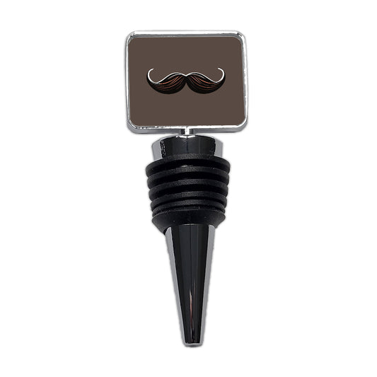 Mustache Funny Wine Bottle Stopper