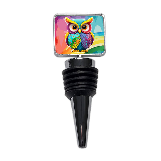 Owl Colorful Wine Bottle Stopper