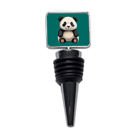 Panda Sitting Wine Bottle Stopper