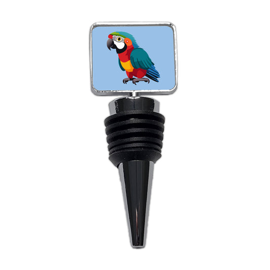Parrot Bird Colorful Wine Bottle Stopper