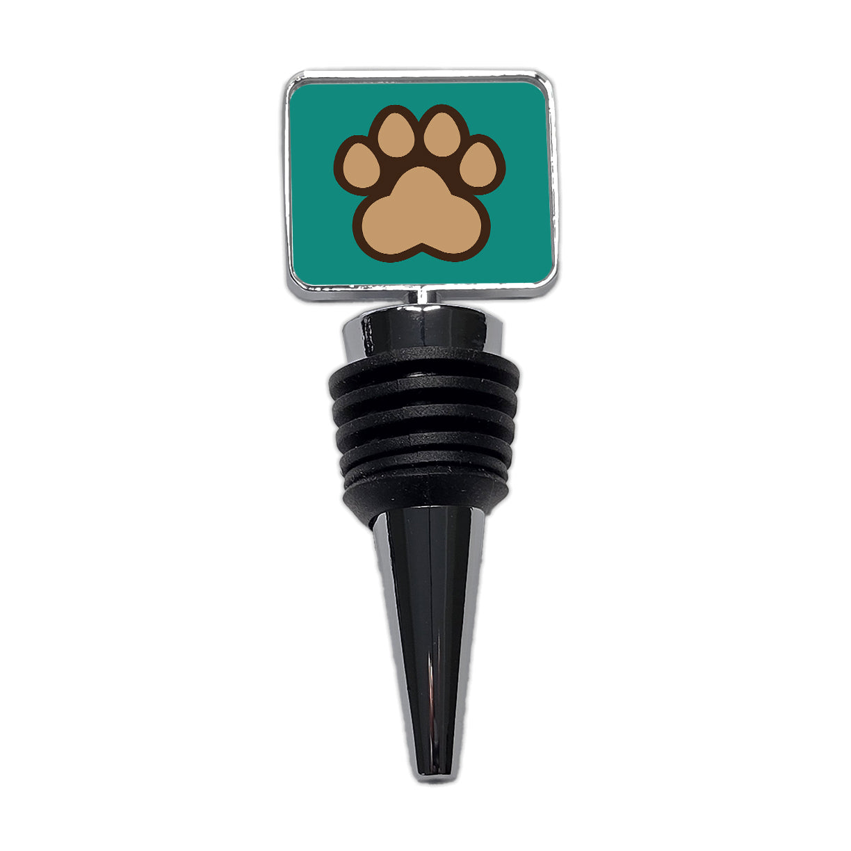 Paw Print Dogs Cats Wine Bottle Stopper