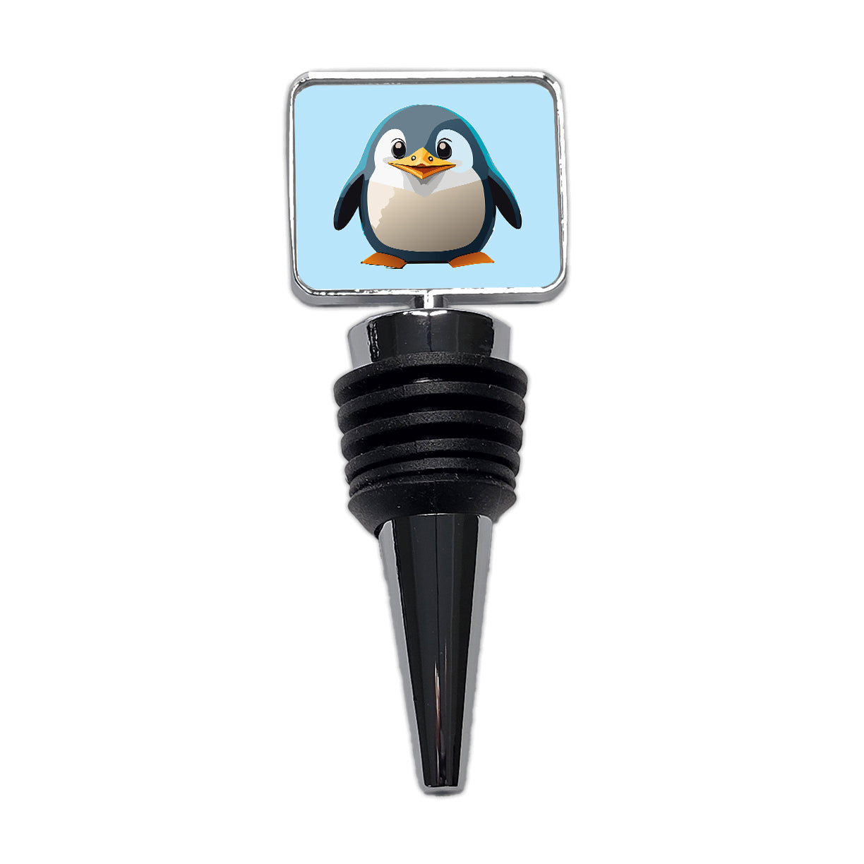 Penguin Standing Wine Bottle Stopper