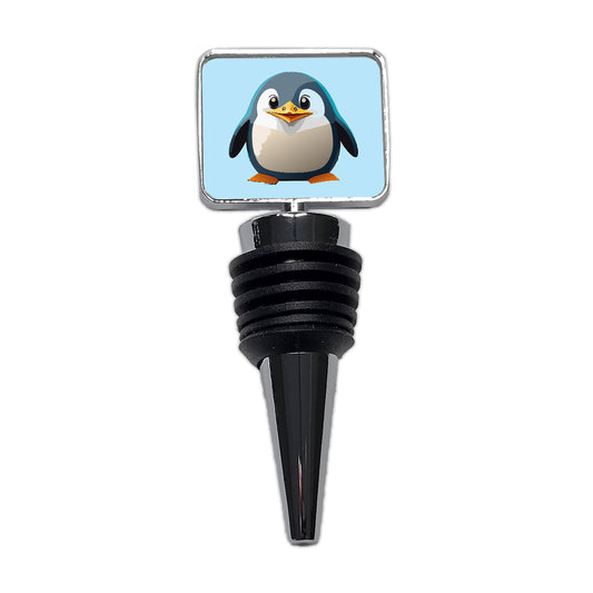 Penguin Standing Wine Bottle Stopper