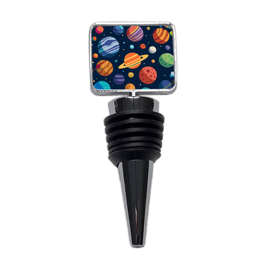 Planets Colorful Pattern Wine Bottle Stopper
