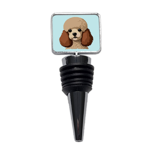 Poodle Head Cute Wine Bottle Stopper