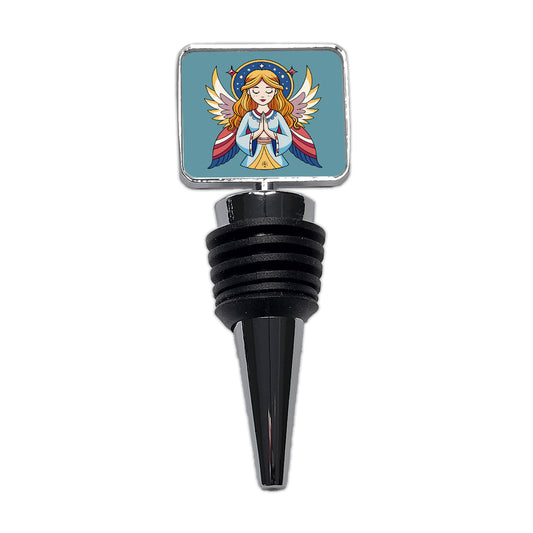 Praying Angel Christian Inspirational Prayer Wine Bottle Stopper