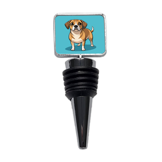 Puggle Dog Wine Bottle Stopper