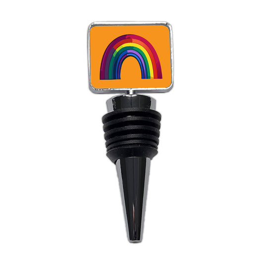 Rainbow Pride Gay LGBTQ Wine Bottle Stopper