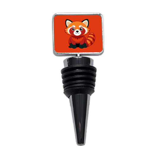 Red Panda Cute Wine Bottle Stopper