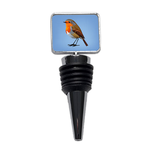 Robin Bird Wine Bottle Stopper