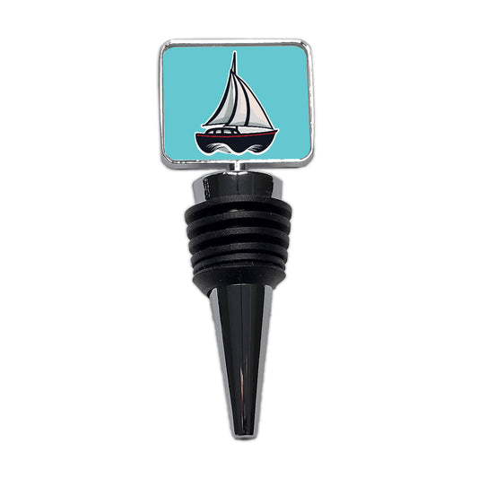 Sailboat Sail Boat Sailing Cute Wine Bottle Stopper